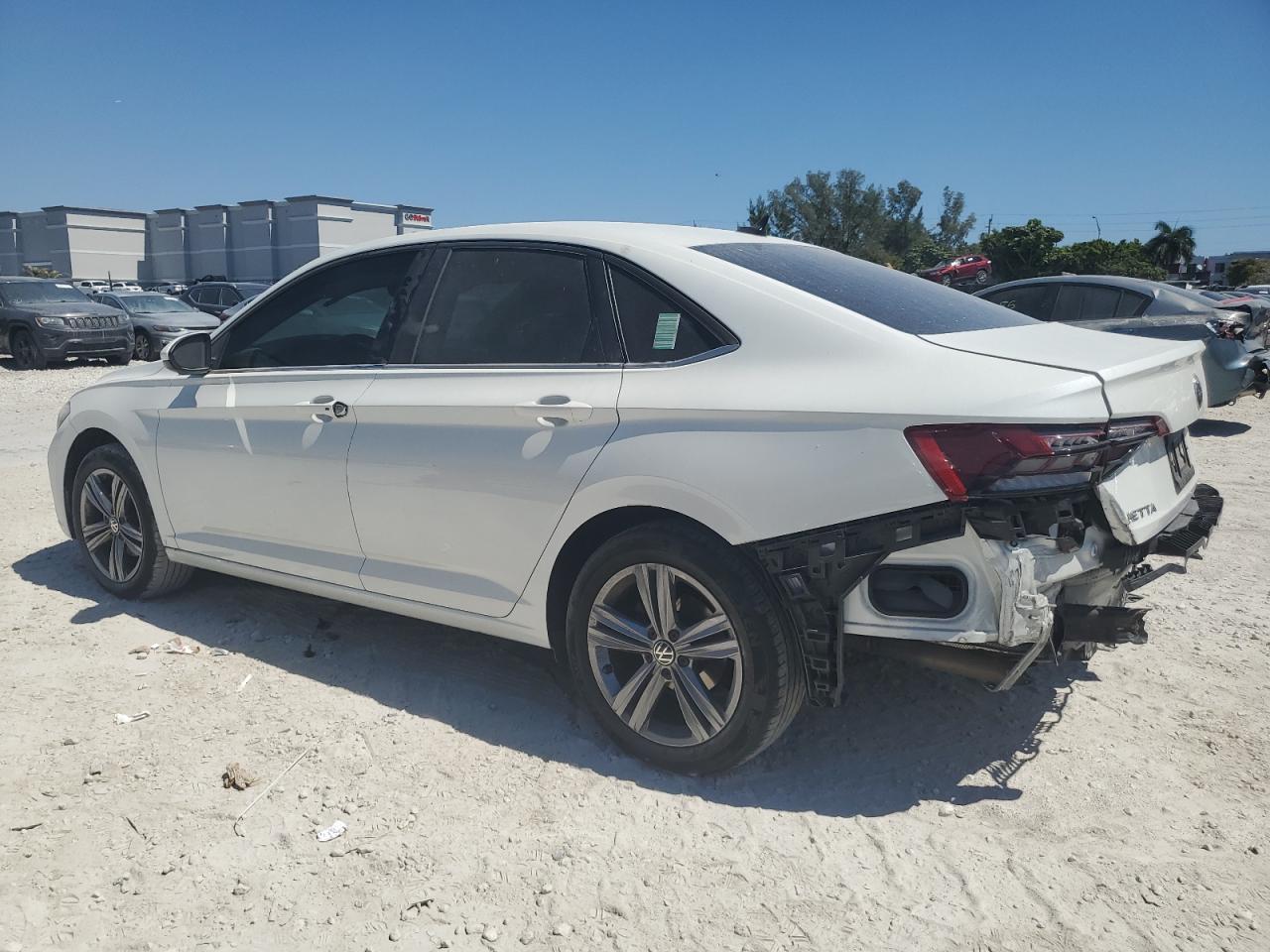 2023 Volkswagen Jetta VIN 3VWEM7BU0PM026136 Copart auction photo, rear end / side damage thumbnail 2
