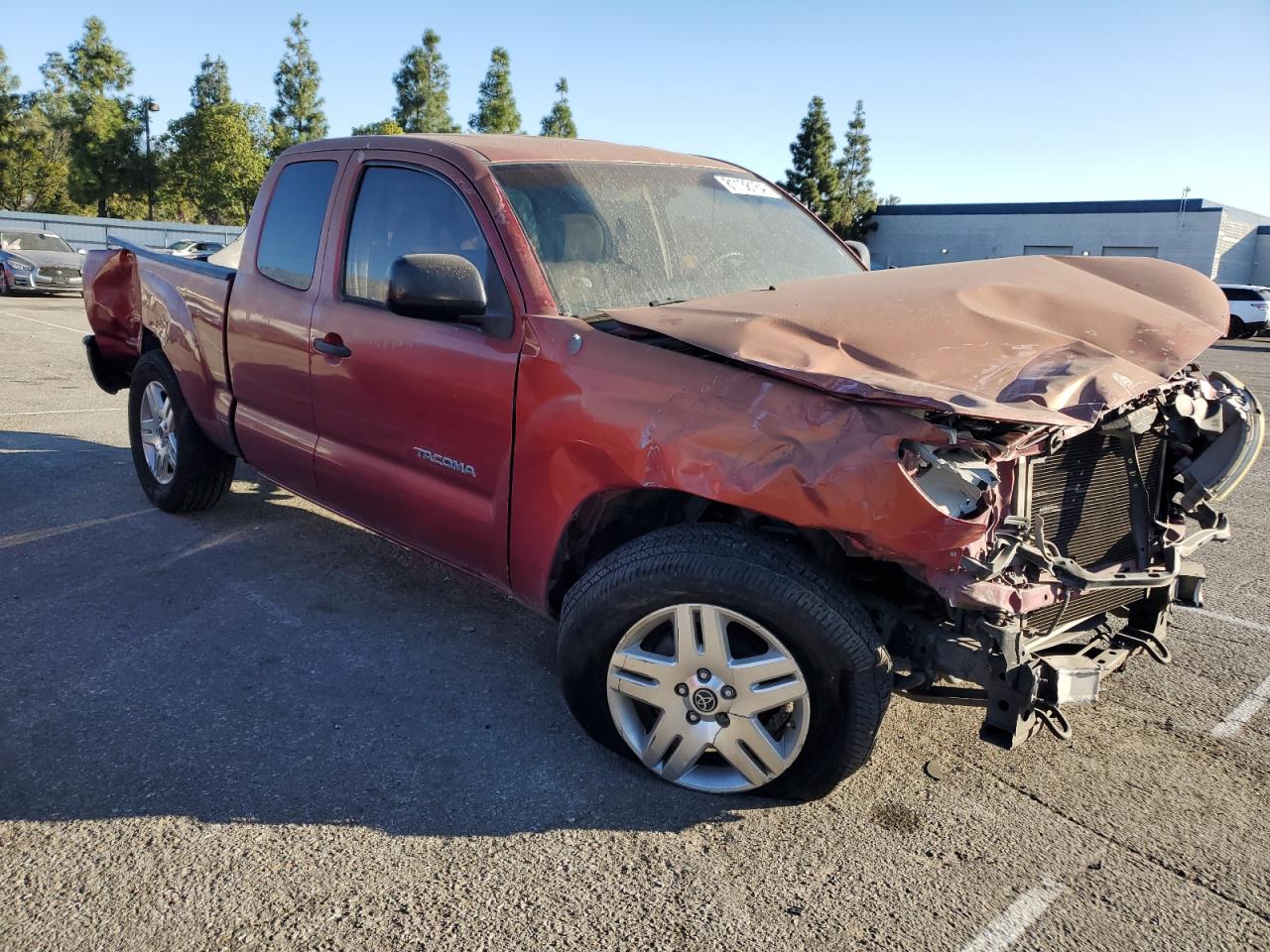 2008 Toyota Tacoma VIN 5TETX22N48Z529170 Copart auction photo, front end / undercarriage damage thumbnail 4