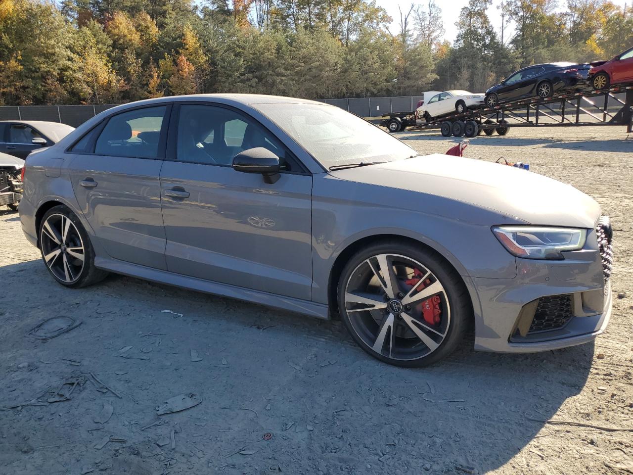 2019 Audi RS3 VIN WUABWGFF8KA907686 Copart auction photo, side damage thumbnail 4