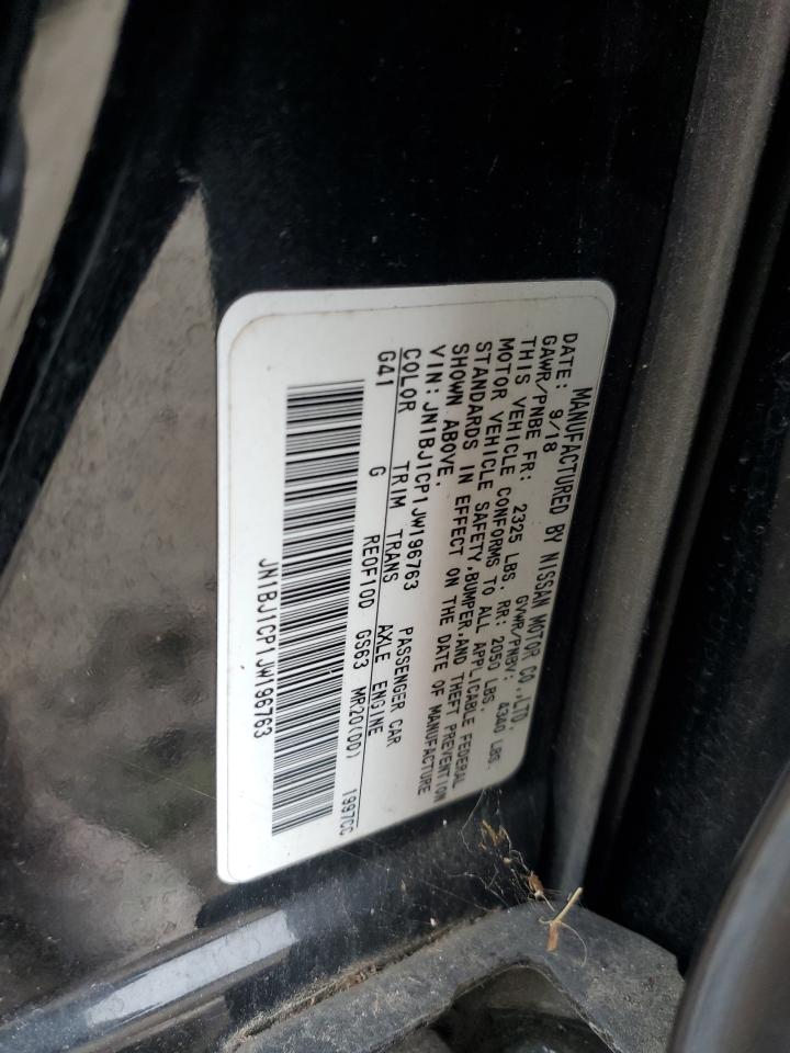 2018 Nissan Rogue VIN JN1BJ1CP1JW196763 Copart auction photo, all over / minor dent/scratches damage thumbnail 12