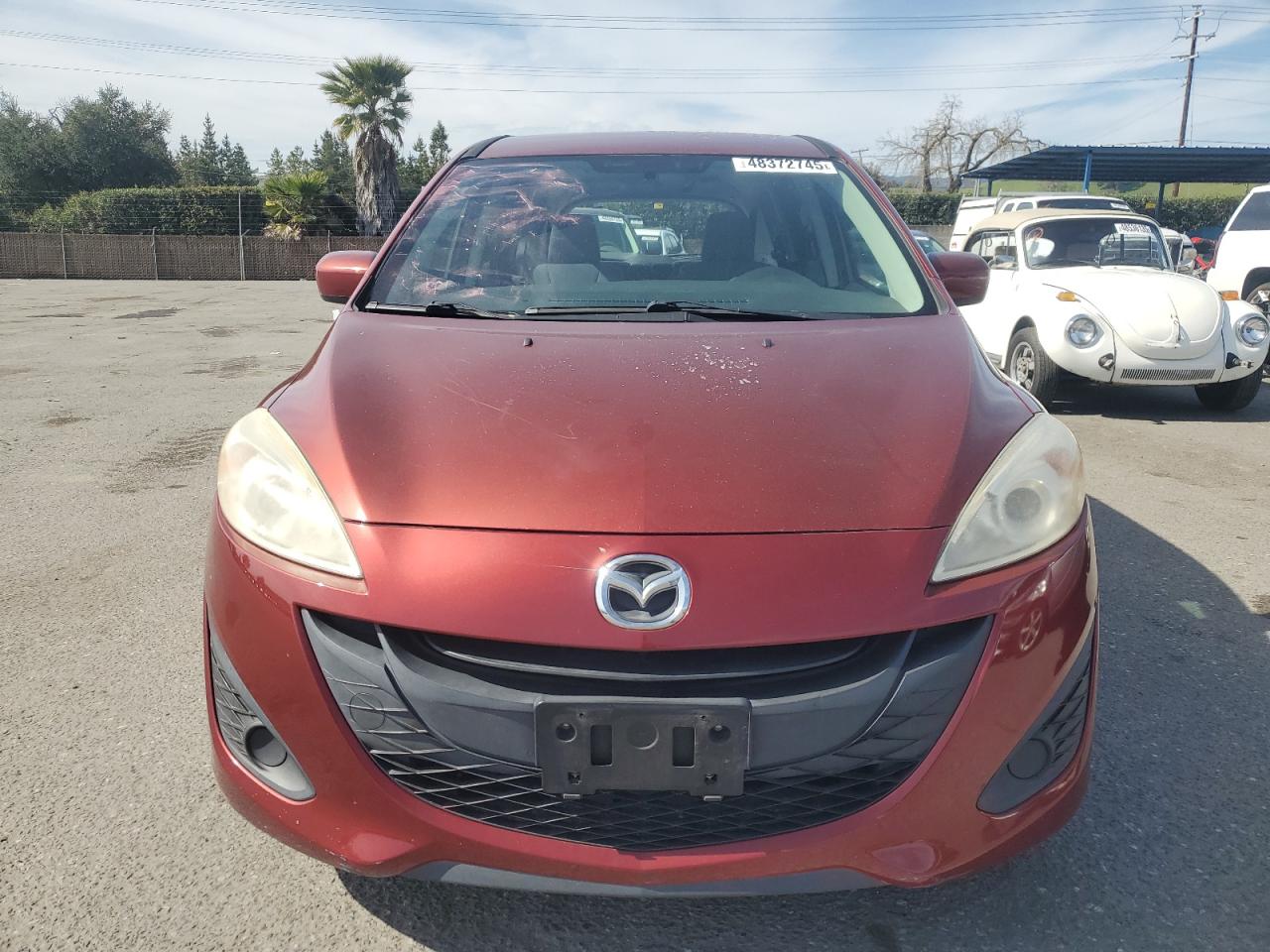 2012 Mazda 5 VIN JM1CW2BL9C0103615 Copart auction photo, rear end / side damage thumbnail 5