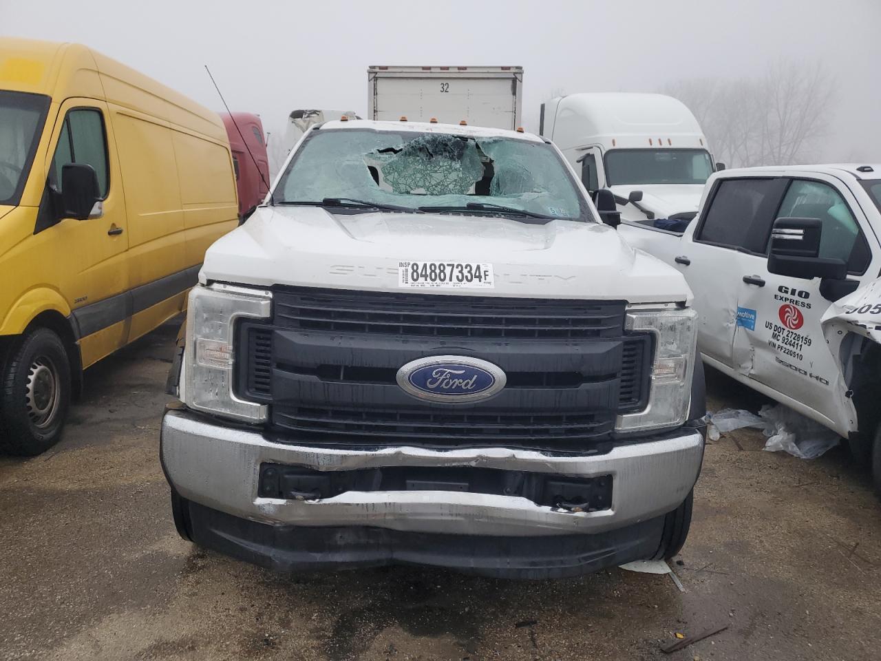 2017 Ford F450 VIN 1FD9X4HY3HEB23158 Copart auction photo, all over damage thumbnail 5