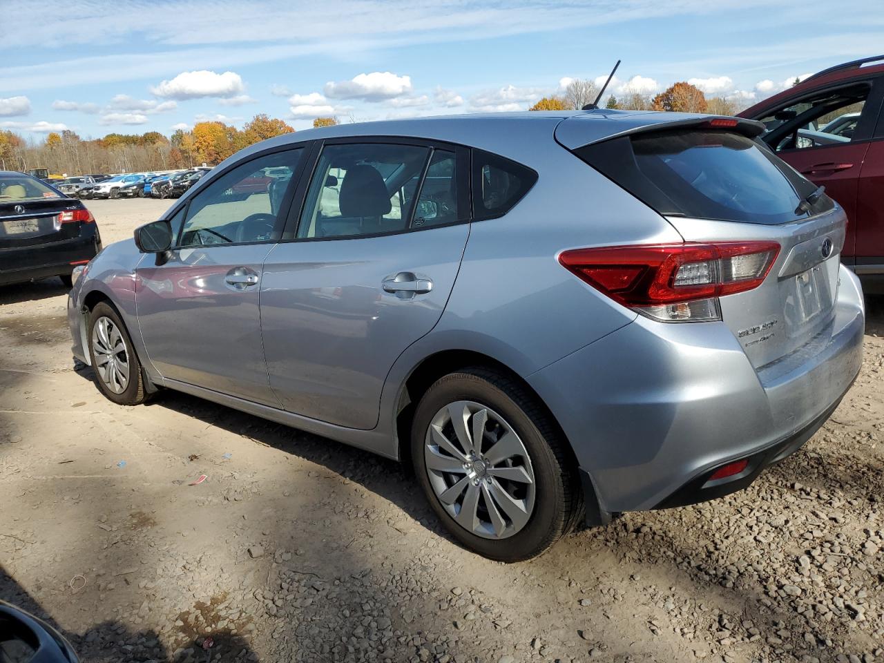 2020 Subaru Impreza VIN 4S3GTAB68L3700056 Copart auction photo, front end / side damage thumbnail 2