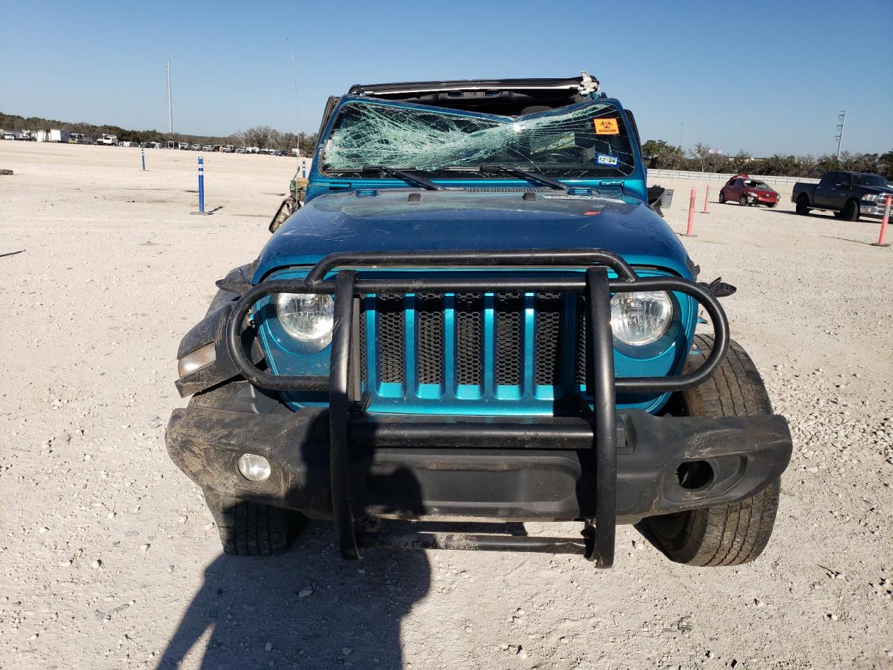 2020 Jeep Wrangler VIN 1C4HJXDN4LW137202 Copart auction photo, all over damage thumbnail 5
