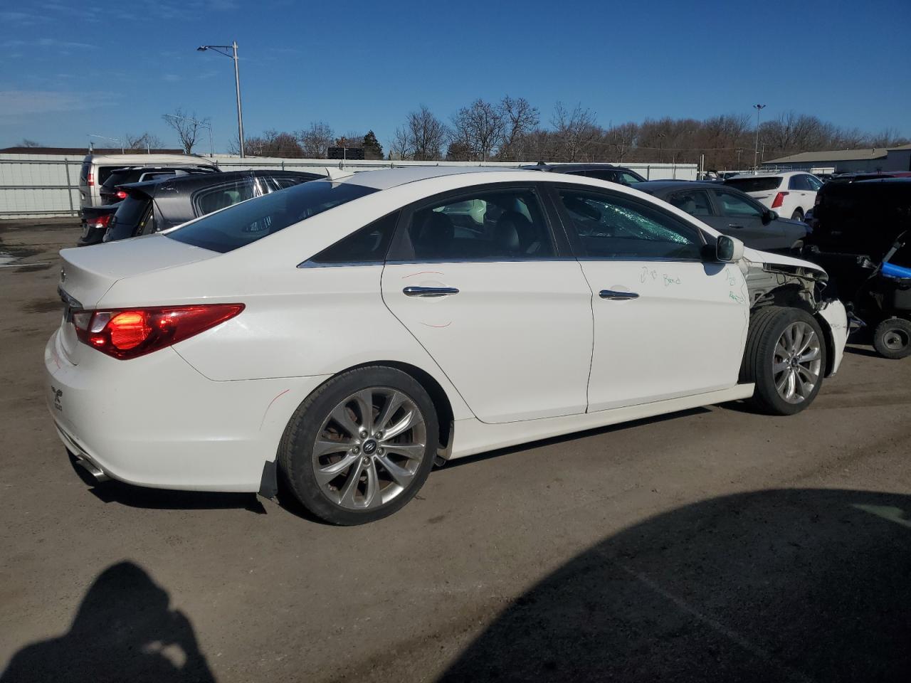 2013 Hyundai Sonata VIN 5NPEC4AC6DH598634 Copart auction photo, front end damage thumbnail 3