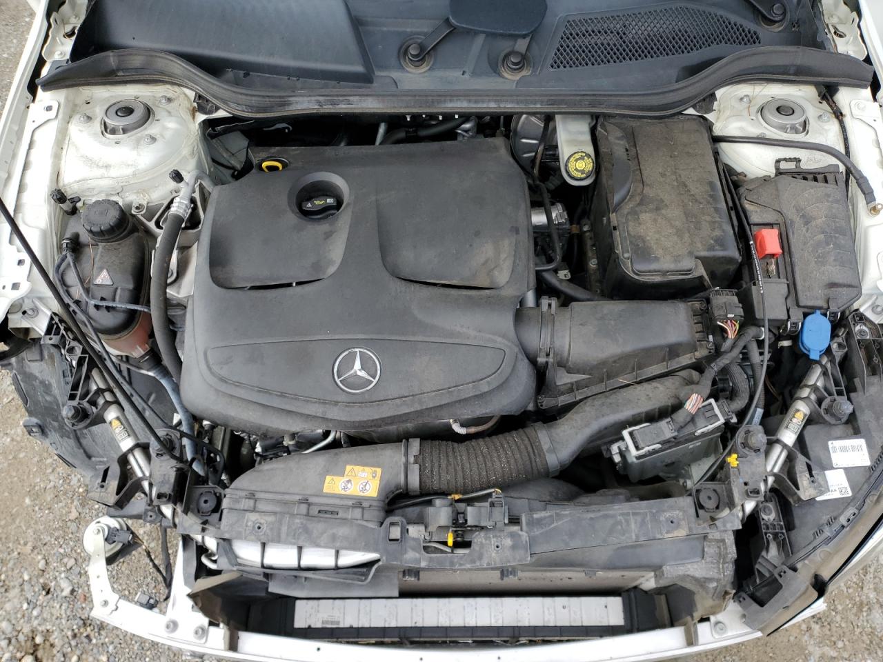 2017 Mercedes-Benz GLA-klasse VIN WDCTG4EB2HJ301184 Copart auction photo, front end / side damage thumbnail 11