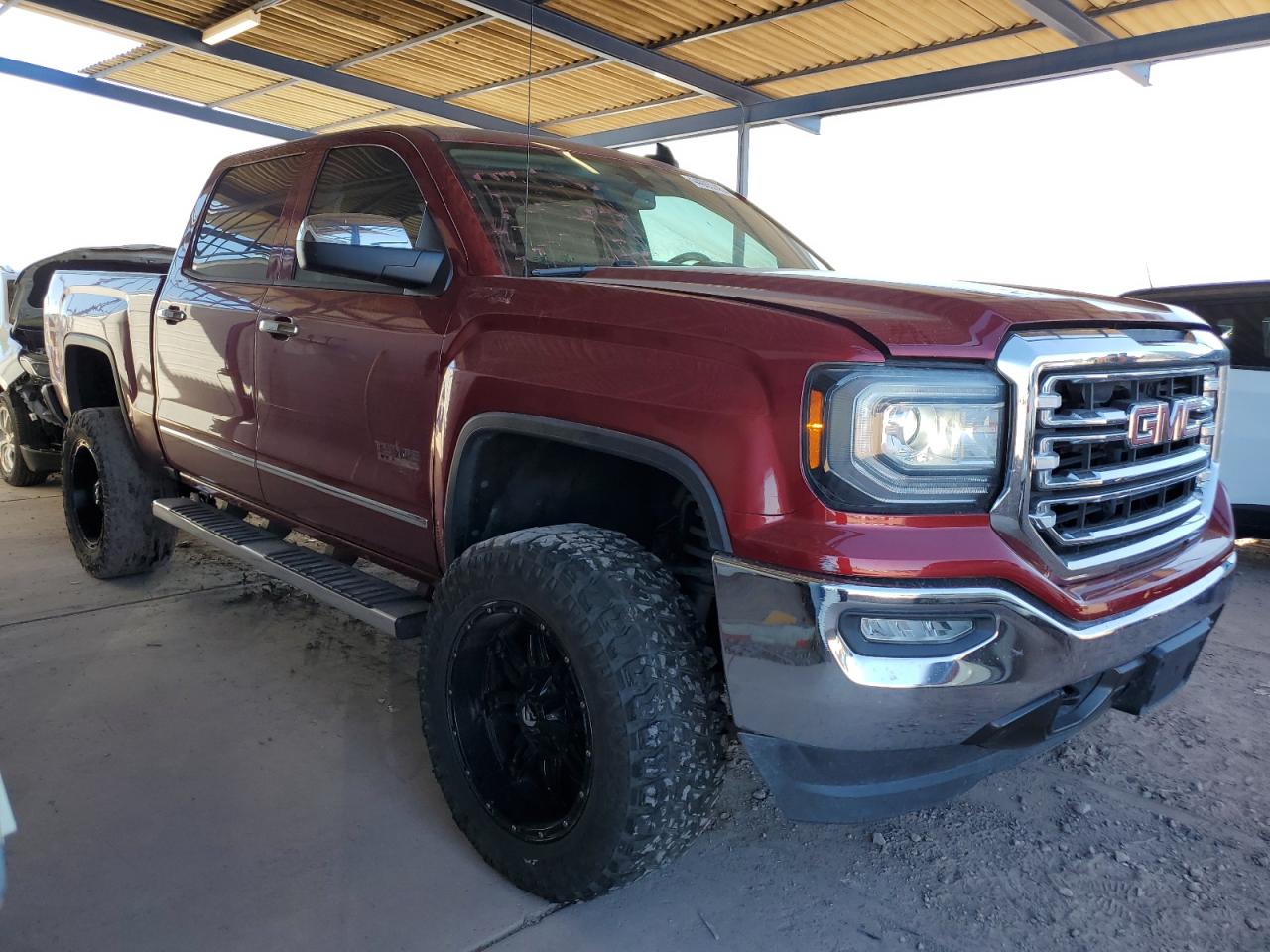 2018 GMC Sierra VIN 3GTU2NEC1JG638668 Copart auction photo, undercarriage damage thumbnail 4