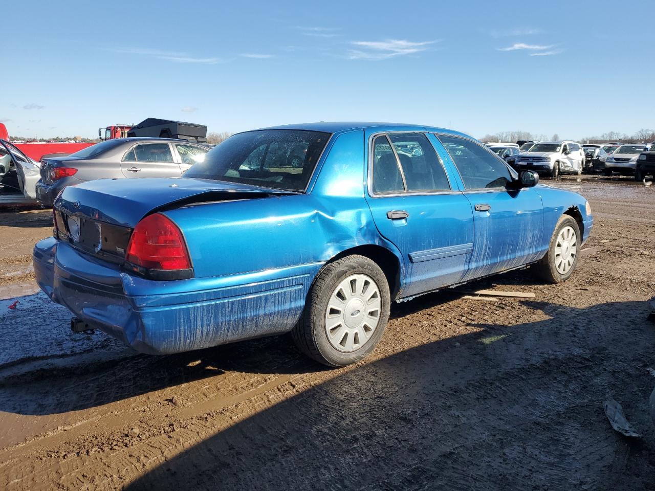 2011 Ford Crown Victoria VIN 2FABP7BV0BX114239 Copart auction photo, rear end / front end damage thumbnail 3