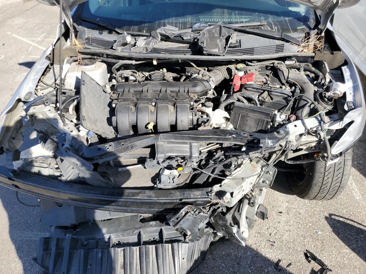 2018 Nissan Sentra VIN 3N1AB7AP5JY277837 Copart auction photo, front end / side damage thumbnail 12