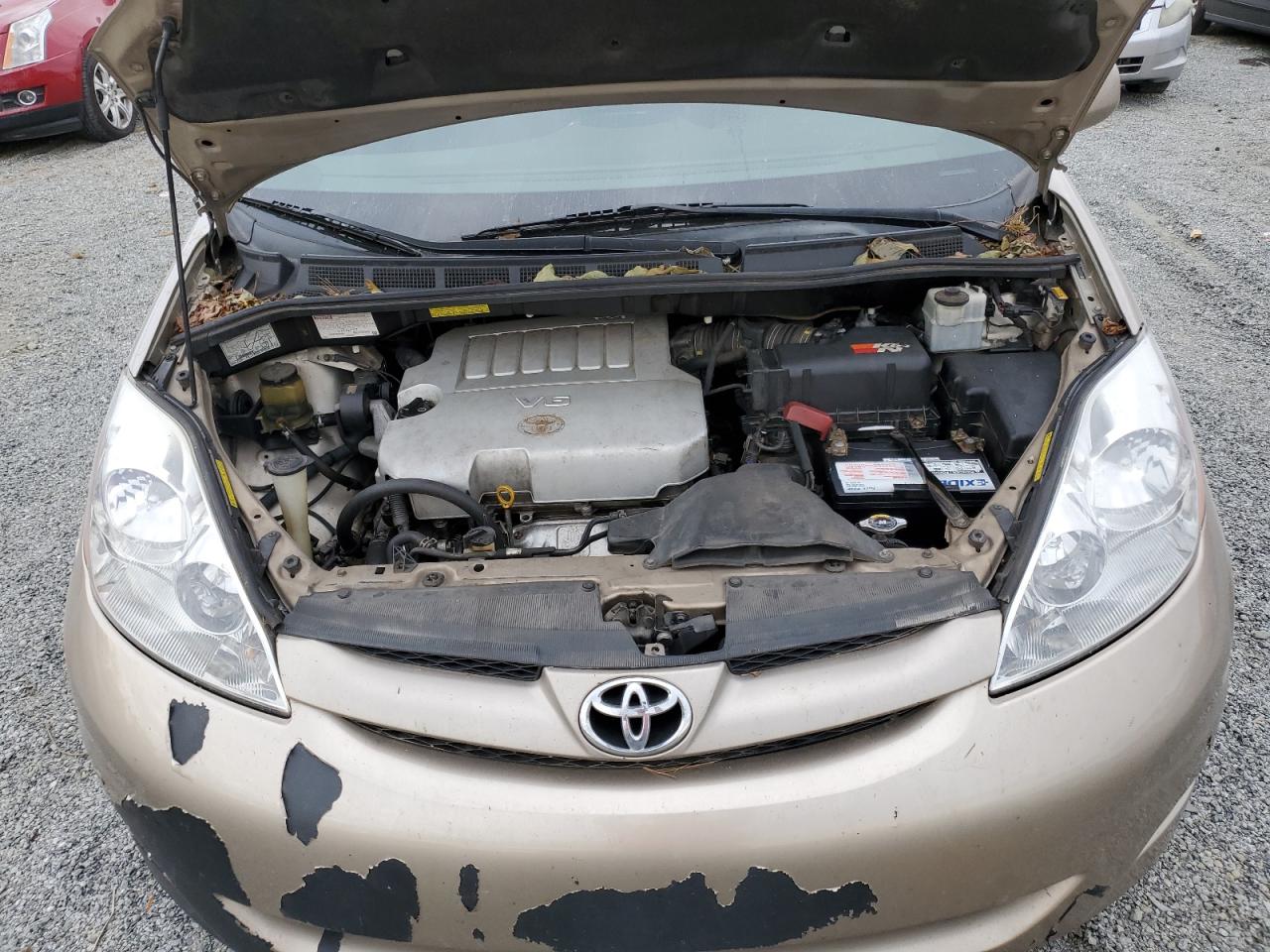 2007 Toyota Sienna VIN 5TDZK22C47S036401 Copart auction photo, front end damage thumbnail 12