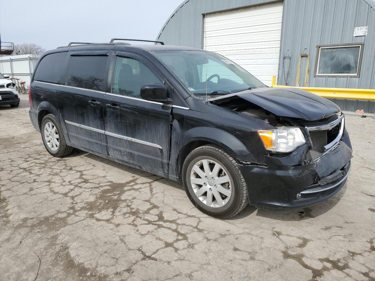 2015 Chrysler Town & Country VIN 2C4RC1BG9FR694457 Copart auction photo, front end damage thumbnail 4