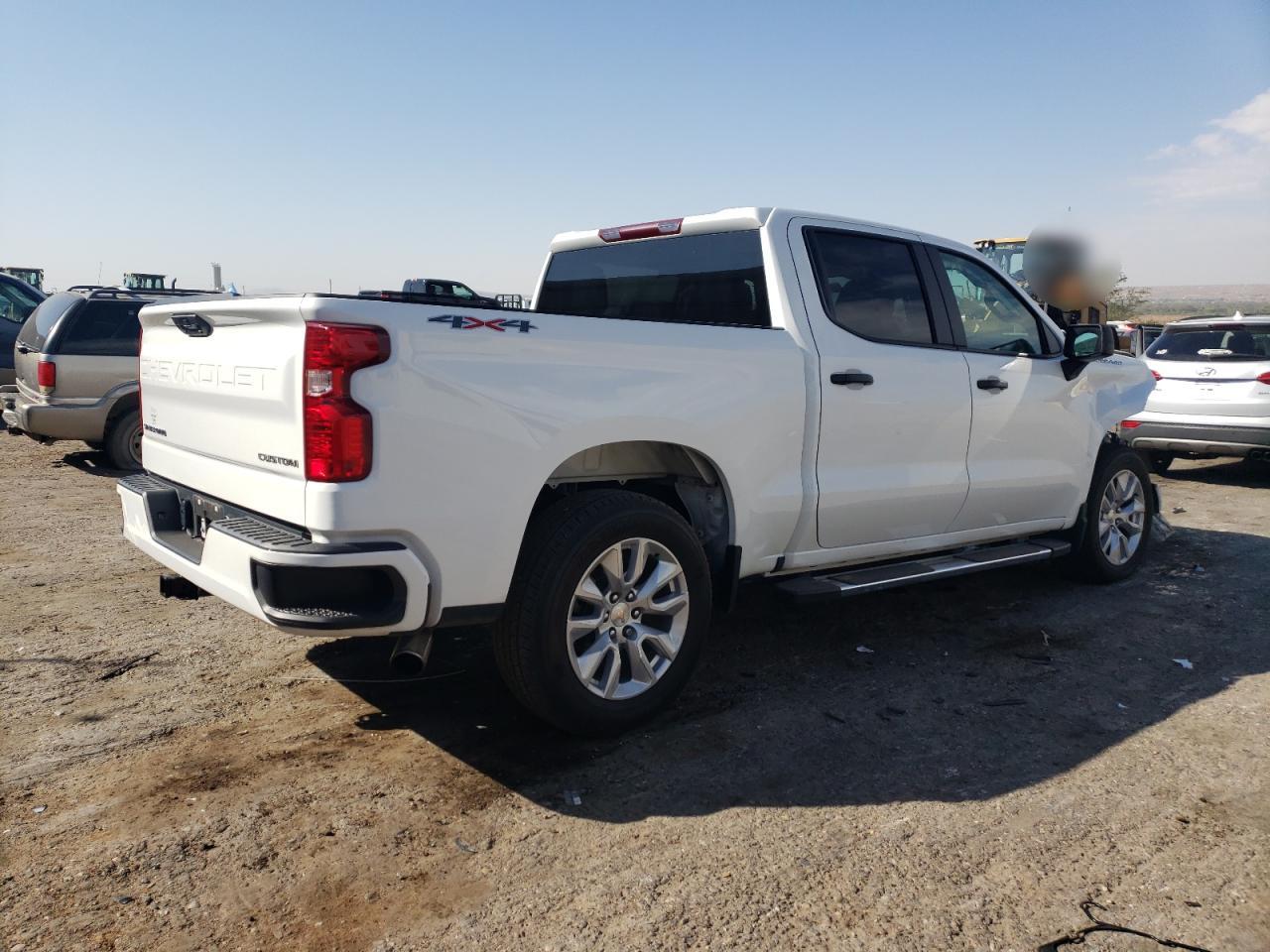 2022 Chevrolet Silverado VIN 1GCPDBEK4NZ587007 Copart auction photo, front end damage thumbnail 3