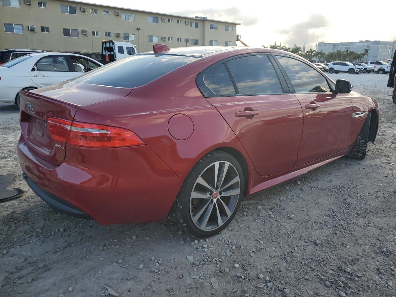 2017 Jaguar XE VIN SAJAF4BN7HA969191 Copart auction photo, front end / undercarriage damage thumbnail 3