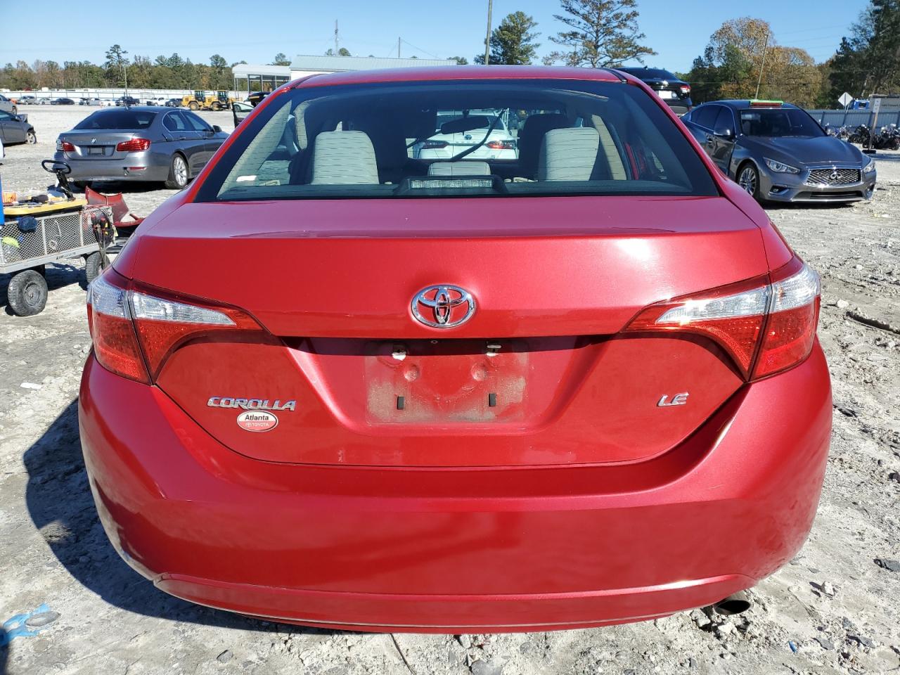 2015 Toyota Corolla VIN 2T1BURHE3FC393069 Copart auction photo, front end damage thumbnail 6