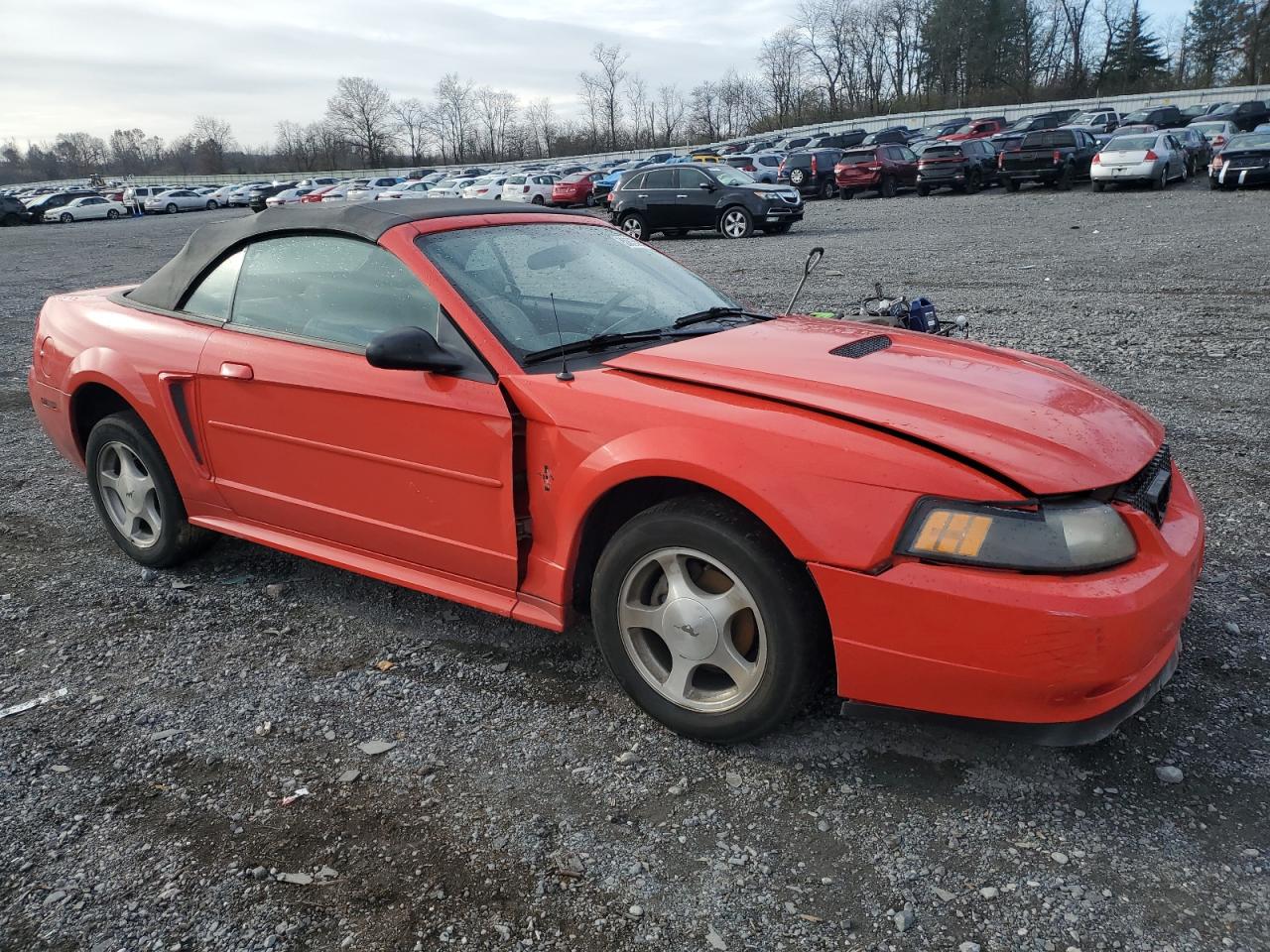 2001 Ford Mustang VIN 1FAFP44431F190441 Copart auction photo, front end damage thumbnail 4