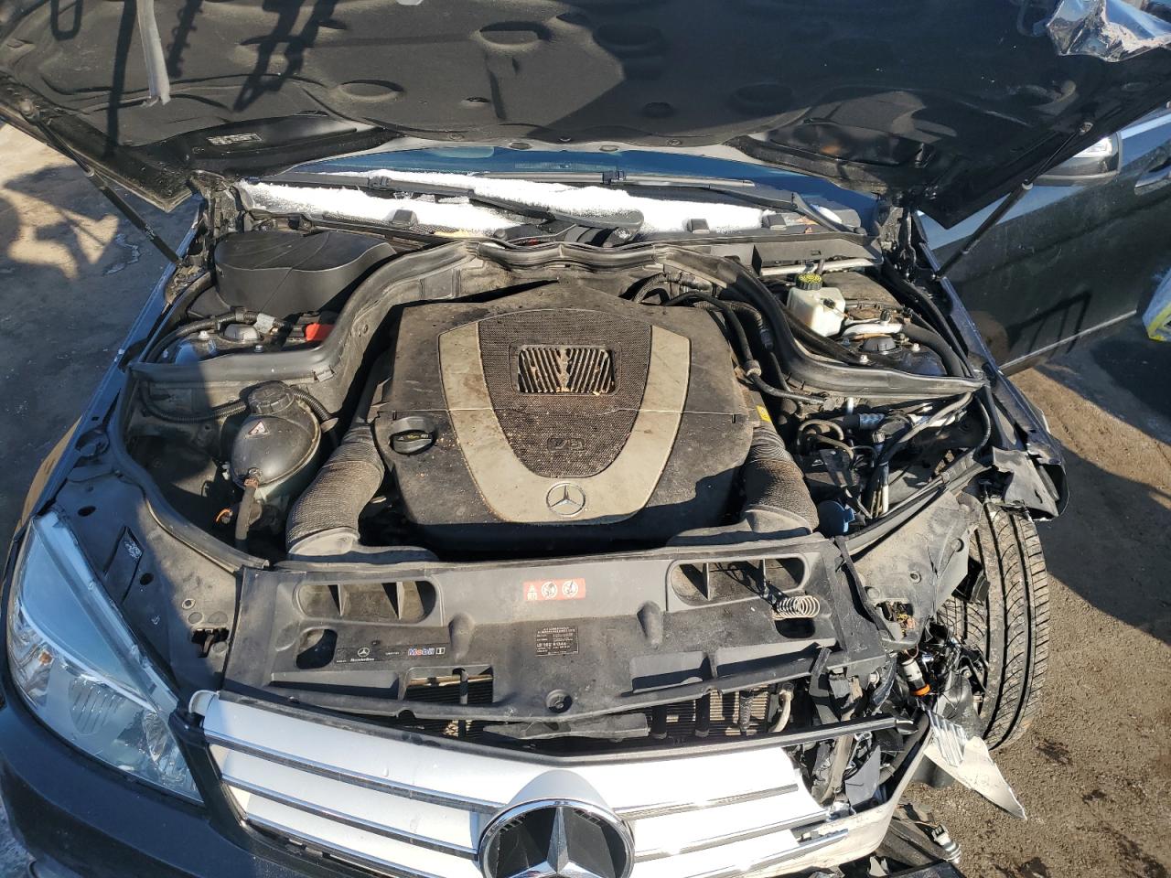 2009 Mercedes-Benz C-klasse VIN WDDGF81X79F233574 Copart auction photo, front end damage thumbnail 11