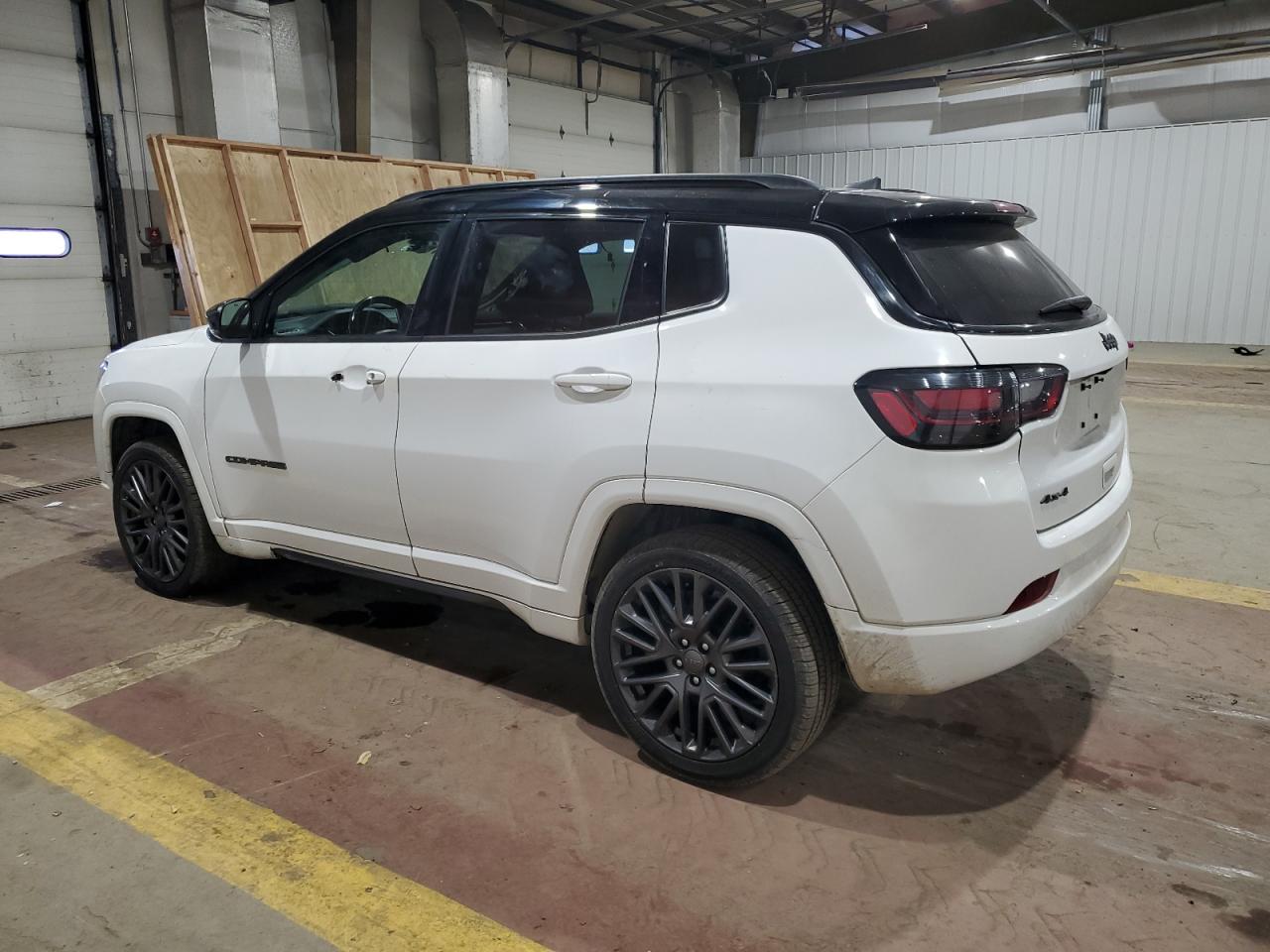 2022 Jeep Compass VIN 3C4NJDCB0NT181537 Copart auction photo, hail damage thumbnail 2