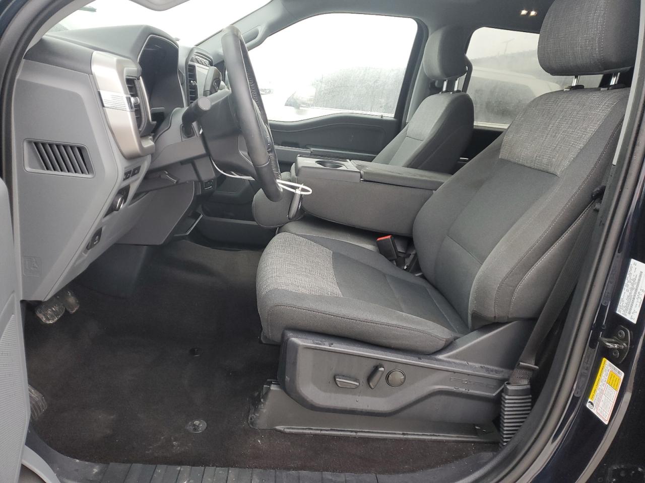 2022 Ford F-150 VIN 1FTEW1EPXNKD65345 Copart auction photo, front end / side damage thumbnail 7
