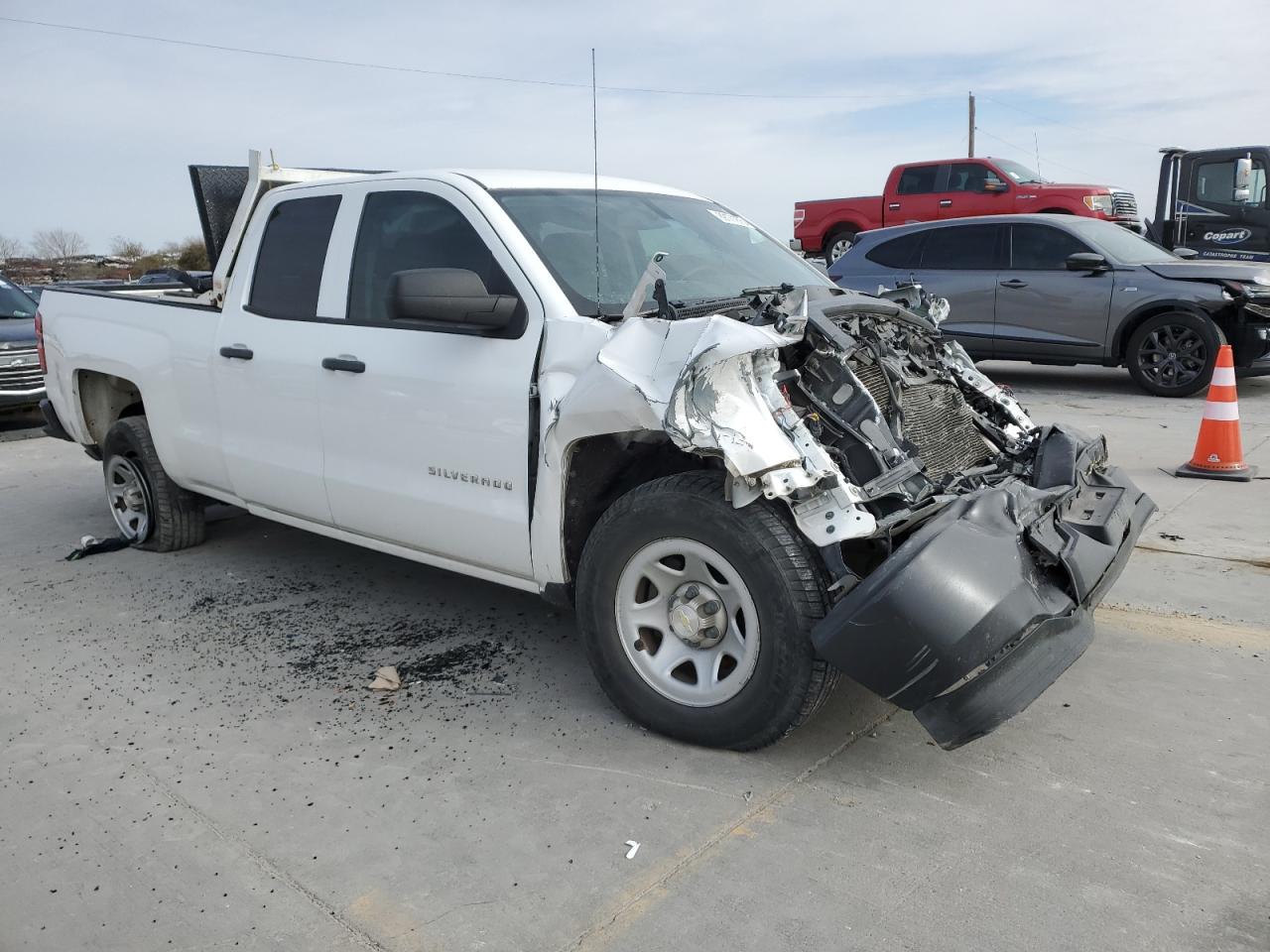 2014 Chevrolet Silverado VIN 1GCRCPECXEZ274125 Copart auction photo, front end / rear end damage thumbnail 4