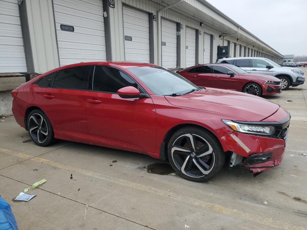 2020 Honda Accord VIN 1HGCV1F35LA046123 Copart auction photo, front end damage thumbnail 4