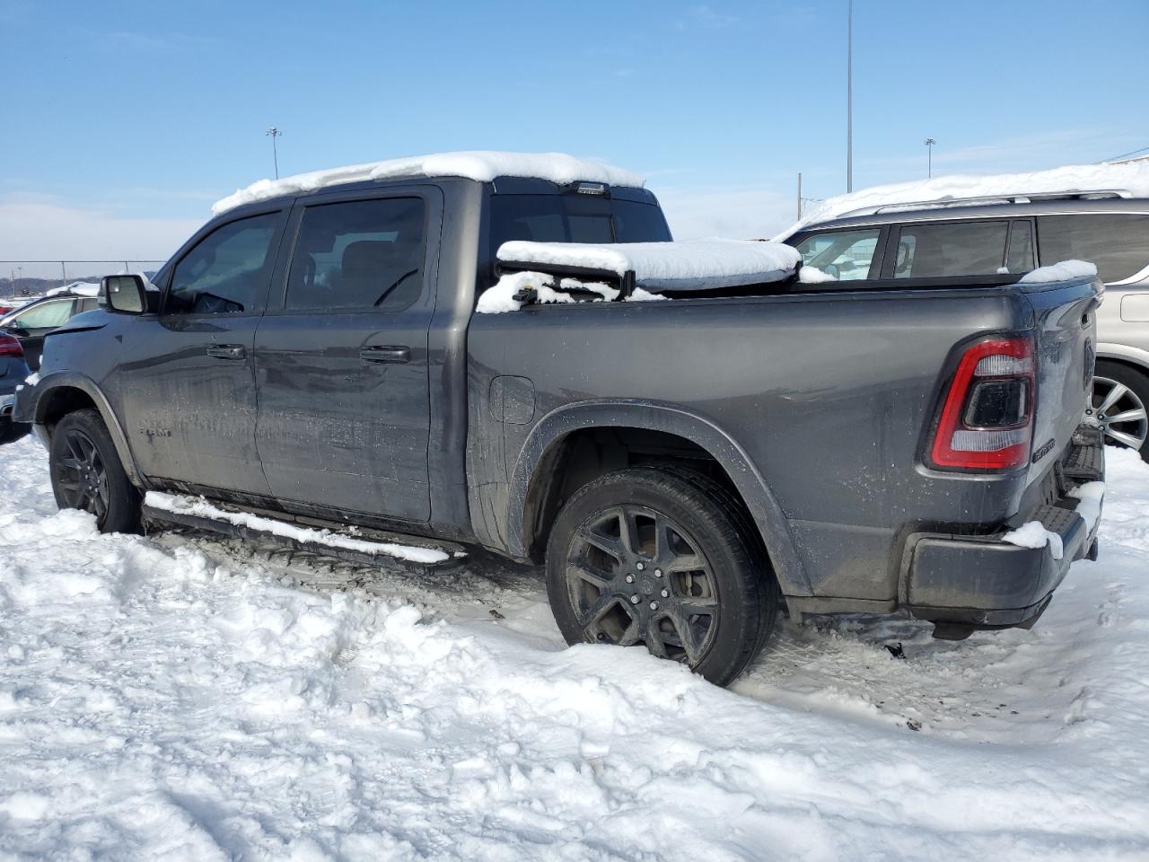 2021 RAM 1500 VIN 1C6SRFJT5MN569484 Copart auction photo, front end damage thumbnail 2