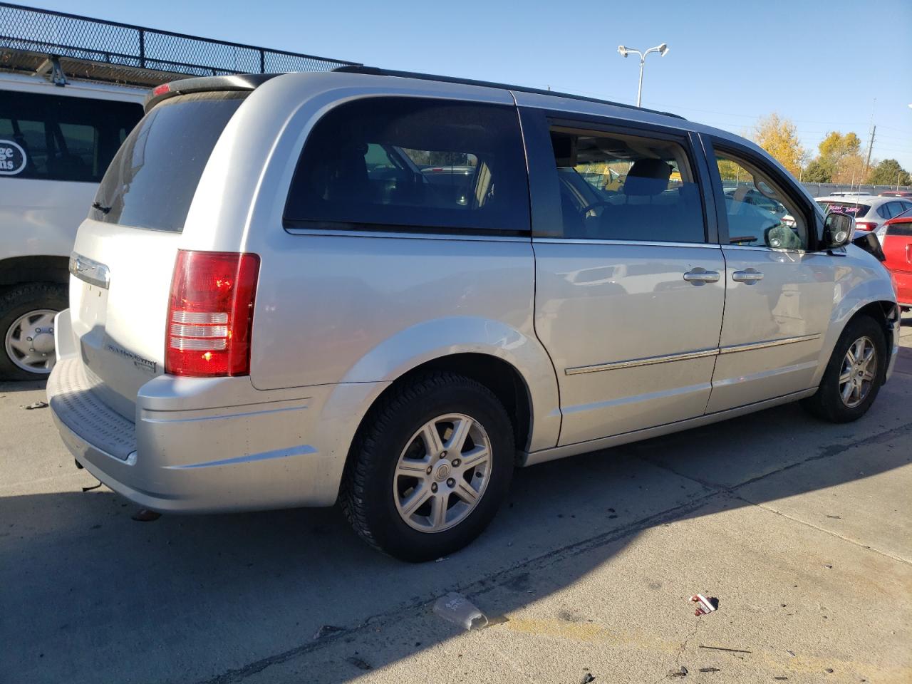 2010 Chrysler Town & Country VIN 2A4RR5D16AR103020 Copart auction photo, front end / hail damage thumbnail 3