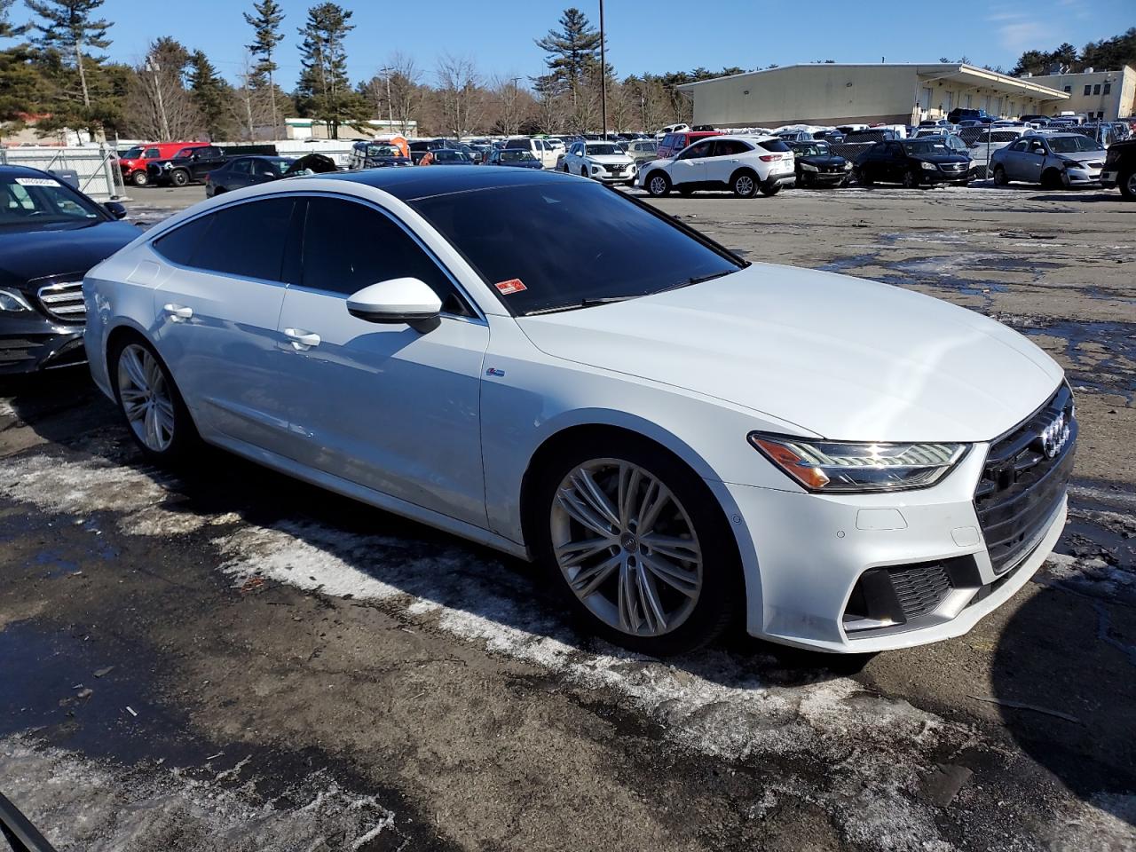 2019 Audi A7 VIN WAUU2AF21KN017385 Copart auction photo, normal wear damage thumbnail 4