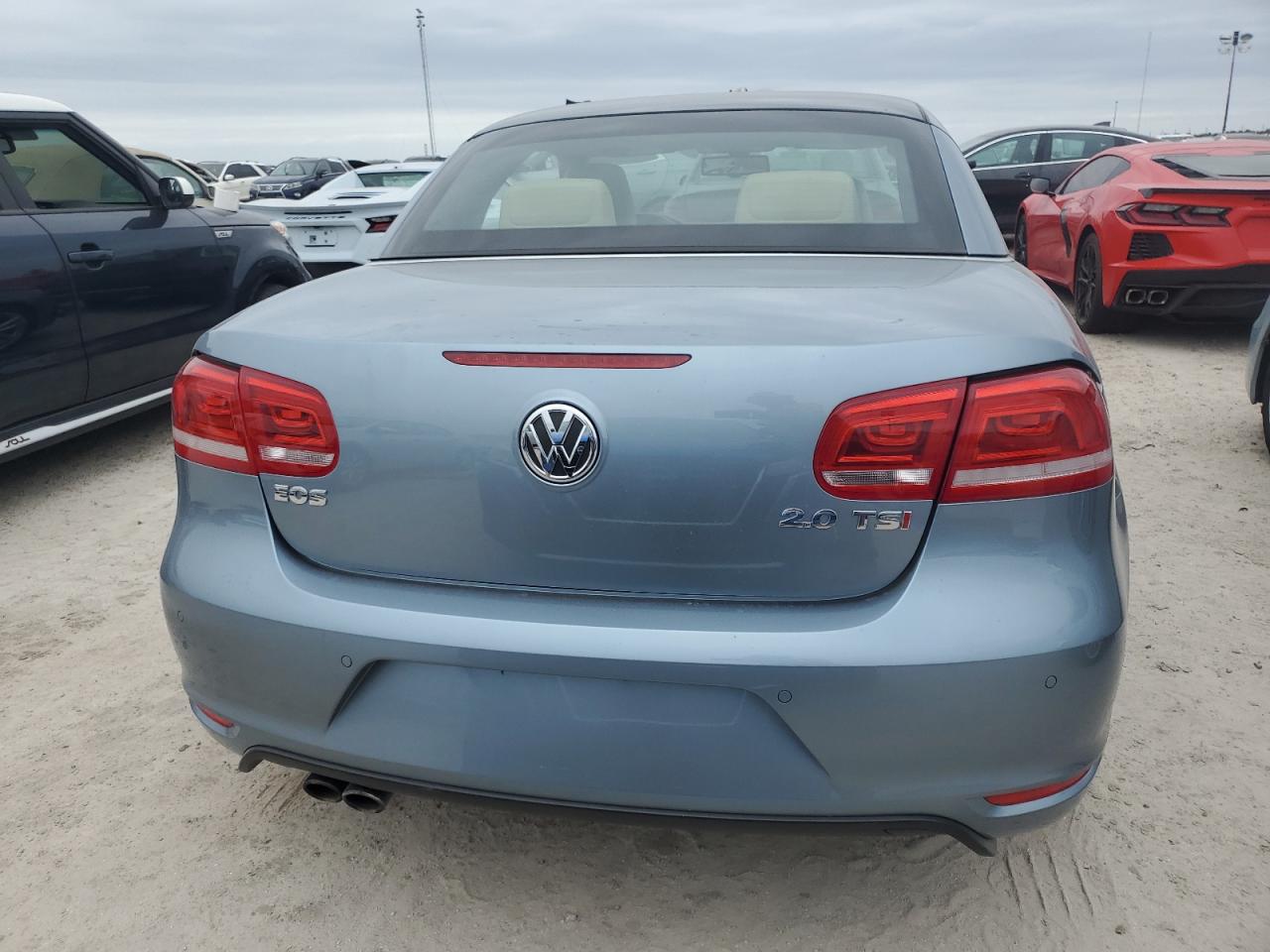 2014 Volkswagen Eos VIN WVWFW8AH5EV003854 Copart auction photo, water/flood damage thumbnail 6