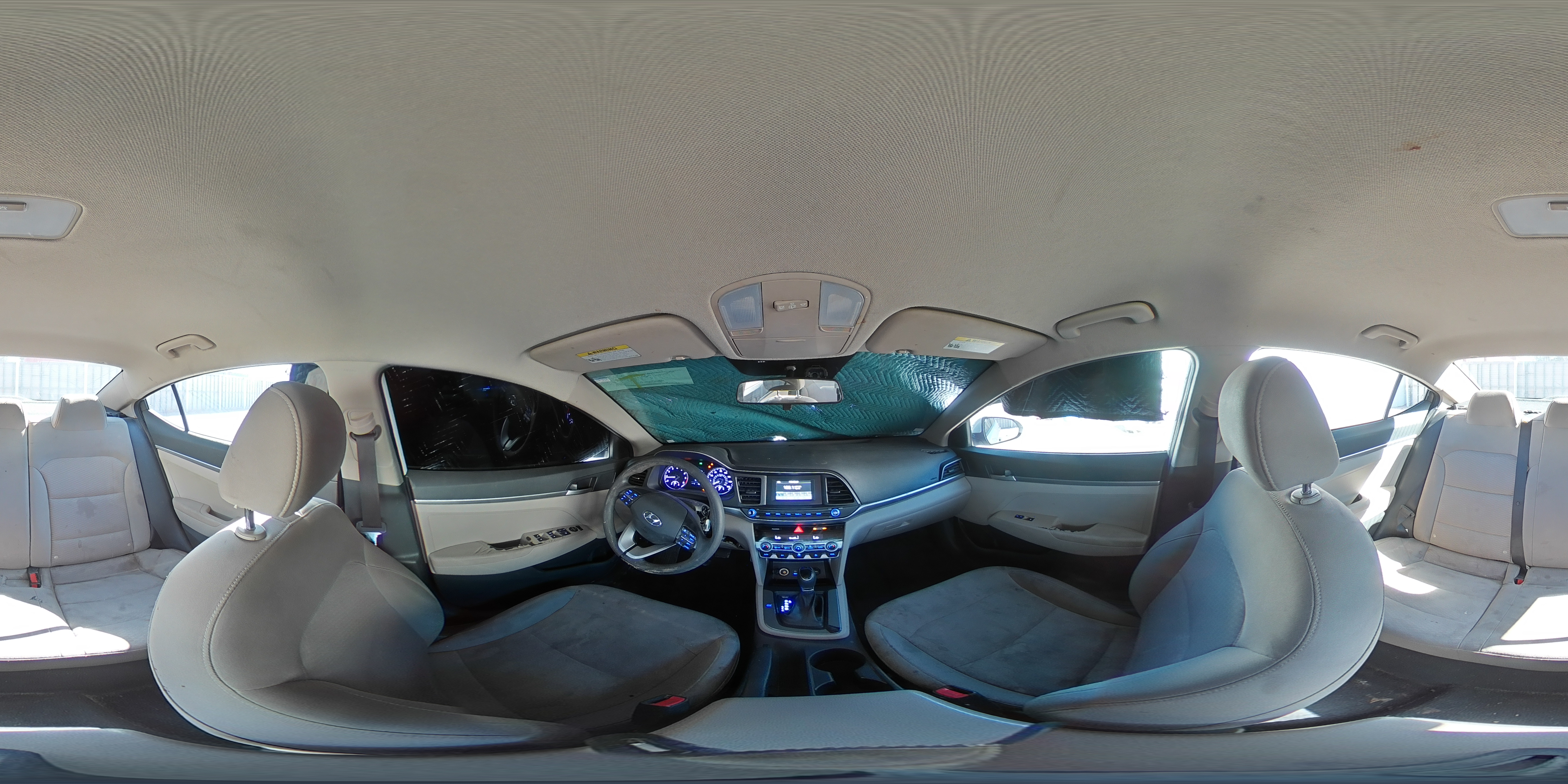 2020 Hyundai Elantra VIN 5NPD74LF6LH557135 Copart auction photo, front end / vandalism damage thumbnail 13