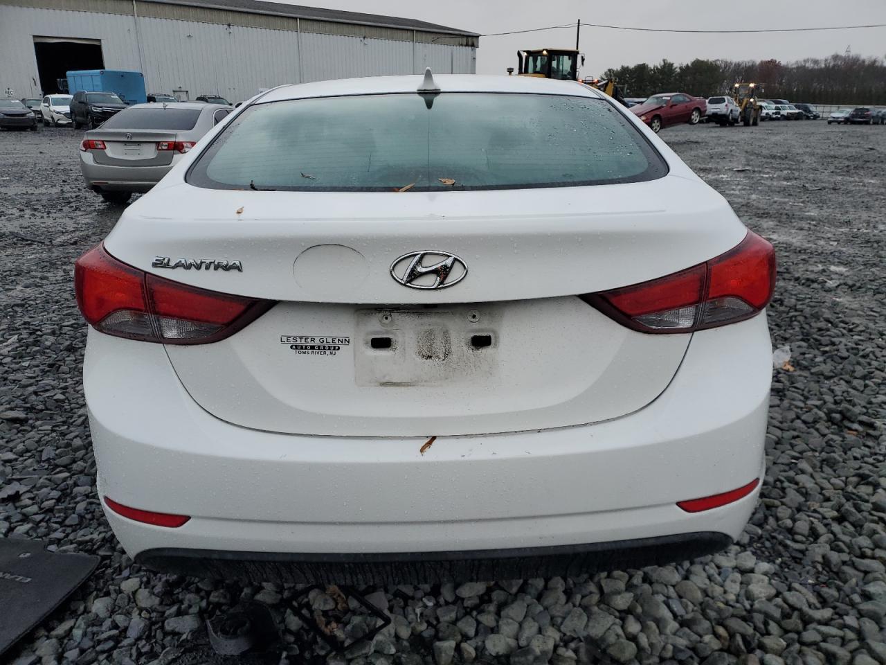 2014 Hyundai Elantra VIN 5NPDH4AE3EH476149 Copart auction photo, side / front end damage thumbnail 6