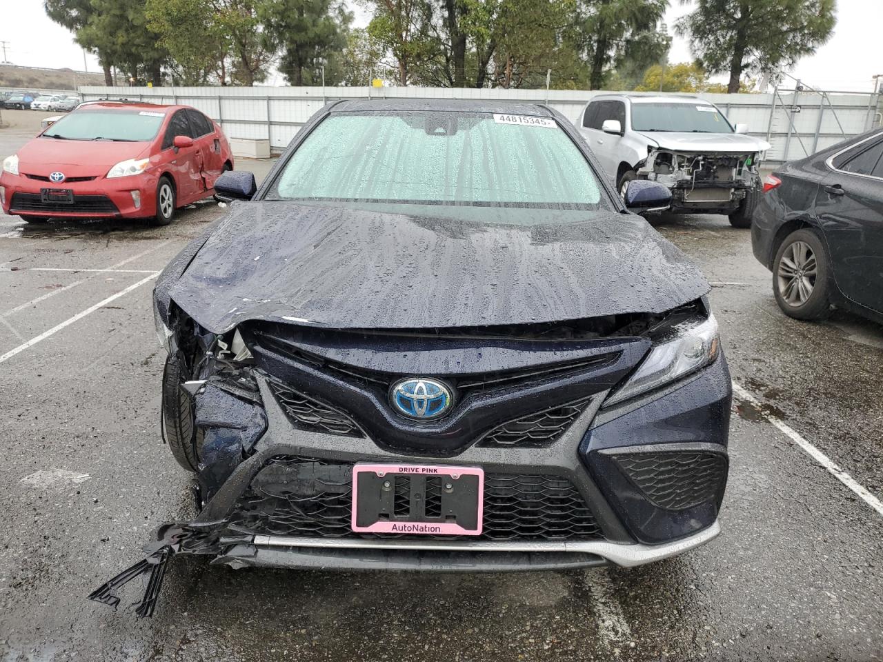 2022 Toyota Camry VIN 4T1K31AK0NU583395 Copart auction photo, front end / rear end damage thumbnail 5