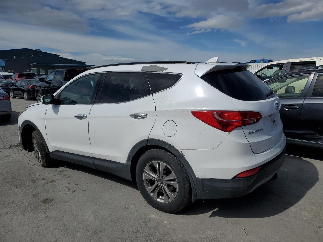 2015 Hyundai Santa Fe VIN 5XYZUDLB3FG267362 Copart auction photo, front end damage thumbnail 2