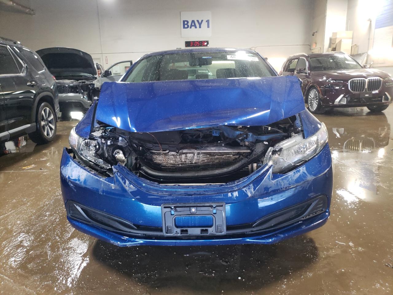 2015 Honda Civic VIN 19XFB2F85FE036991 Copart auction photo, front end / rear end damage thumbnail 5