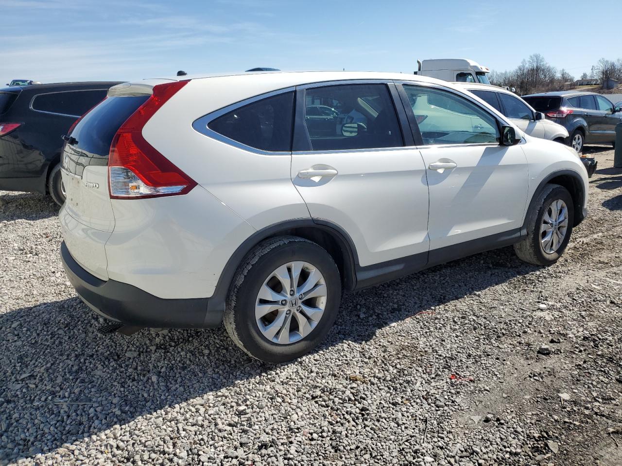 2012 Honda CR-V VIN 5J6RM4H54CL046138 Copart auction photo, front end / side damage thumbnail 3