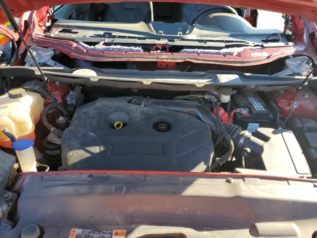 2016 Ford Edge VIN 2FMPK3K92GBB05617 Copart auction photo, front end damage thumbnail 11
