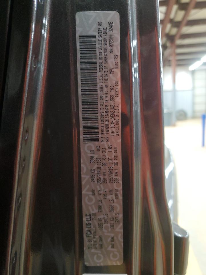 2018 Jeep Wrangler VIN 1C4HJXEN2JW211969 Copart auction photo, side damage thumbnail 13