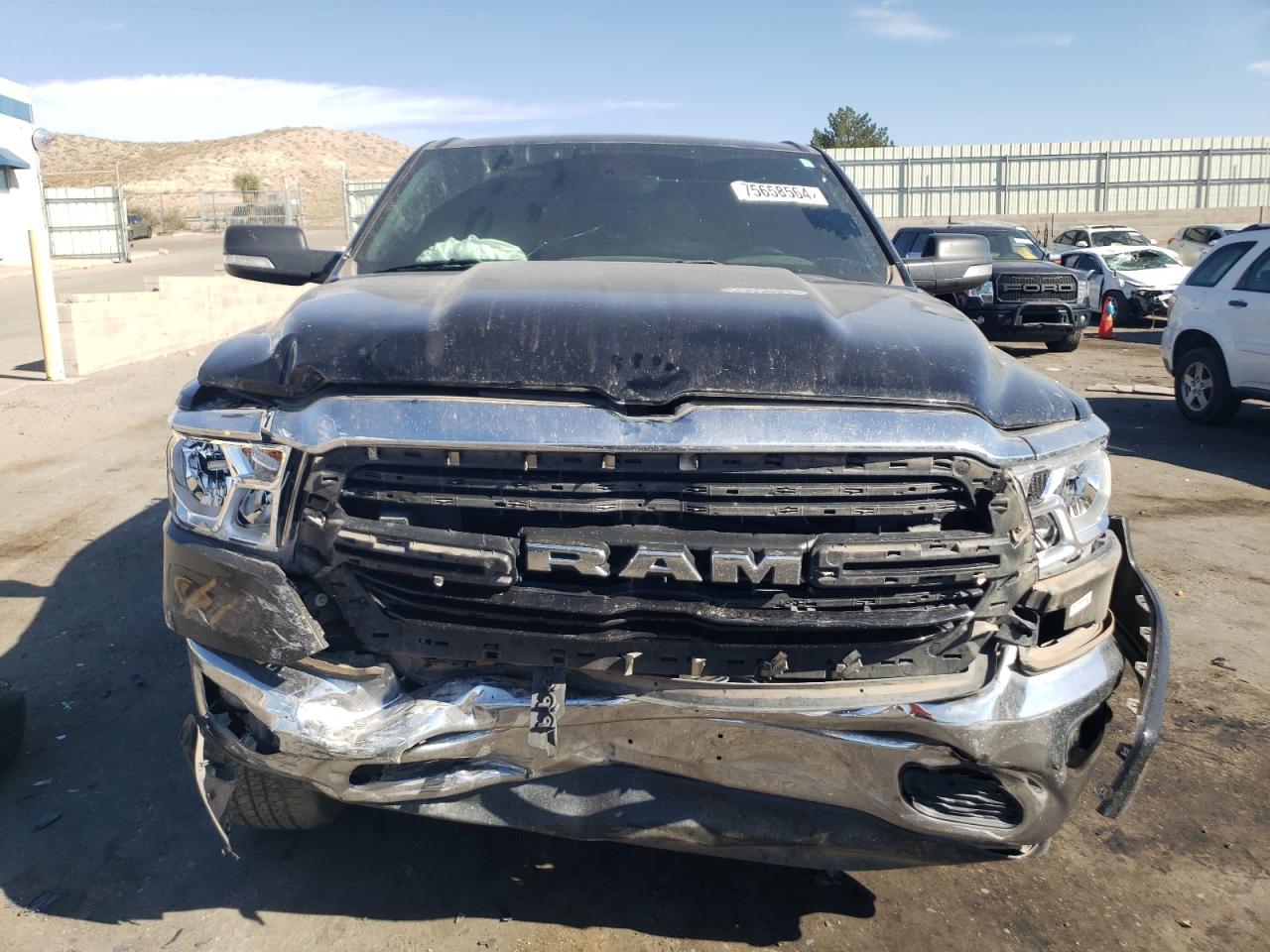2019 RAM 1500 VIN 1C6RREBT2KN763426 Copart auction photo, front end damage thumbnail 5