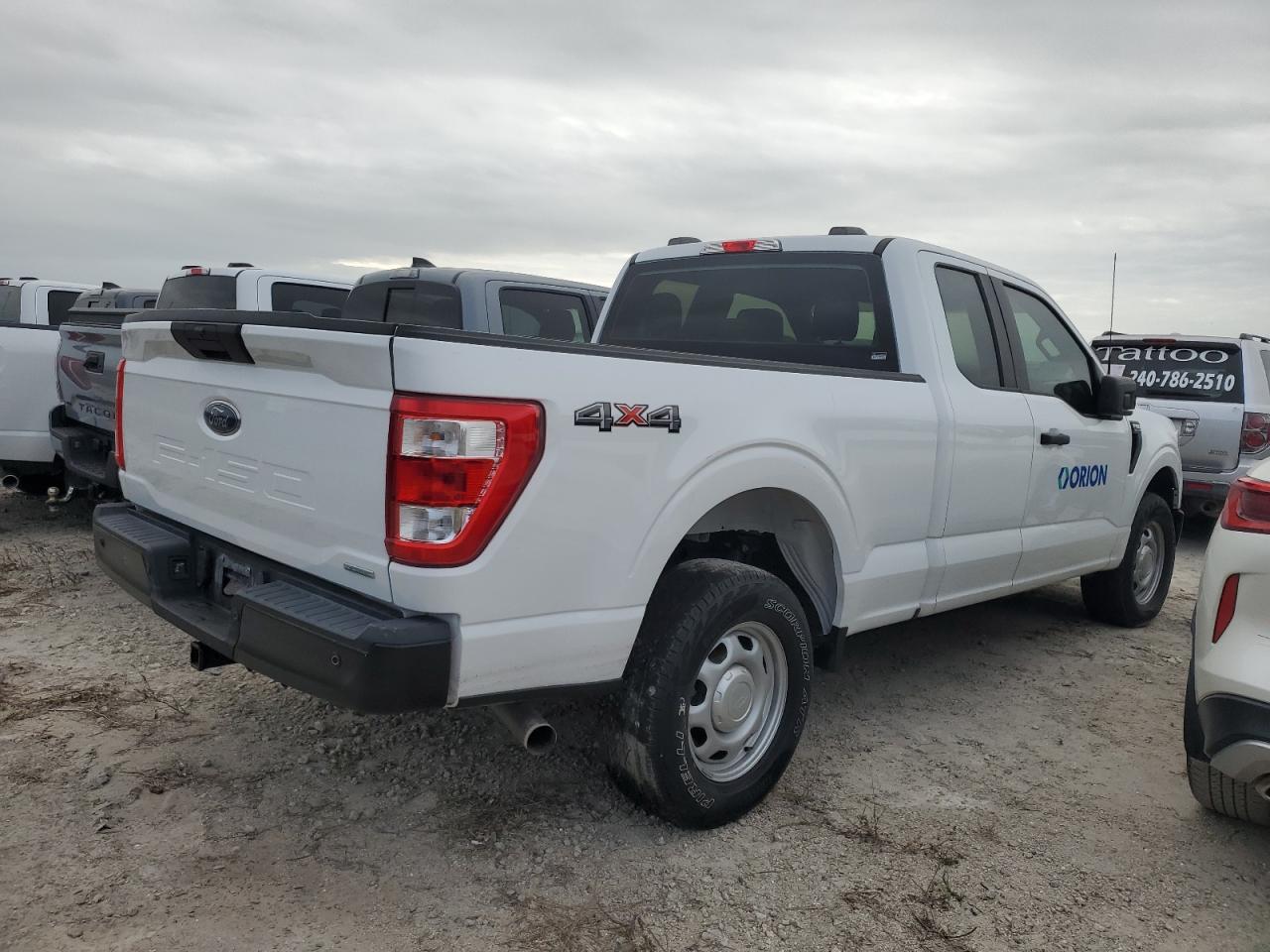 2021 Ford F-150 VIN 1FTEX1EP2MKE97611 Copart auction photo, water/flood damage thumbnail 3