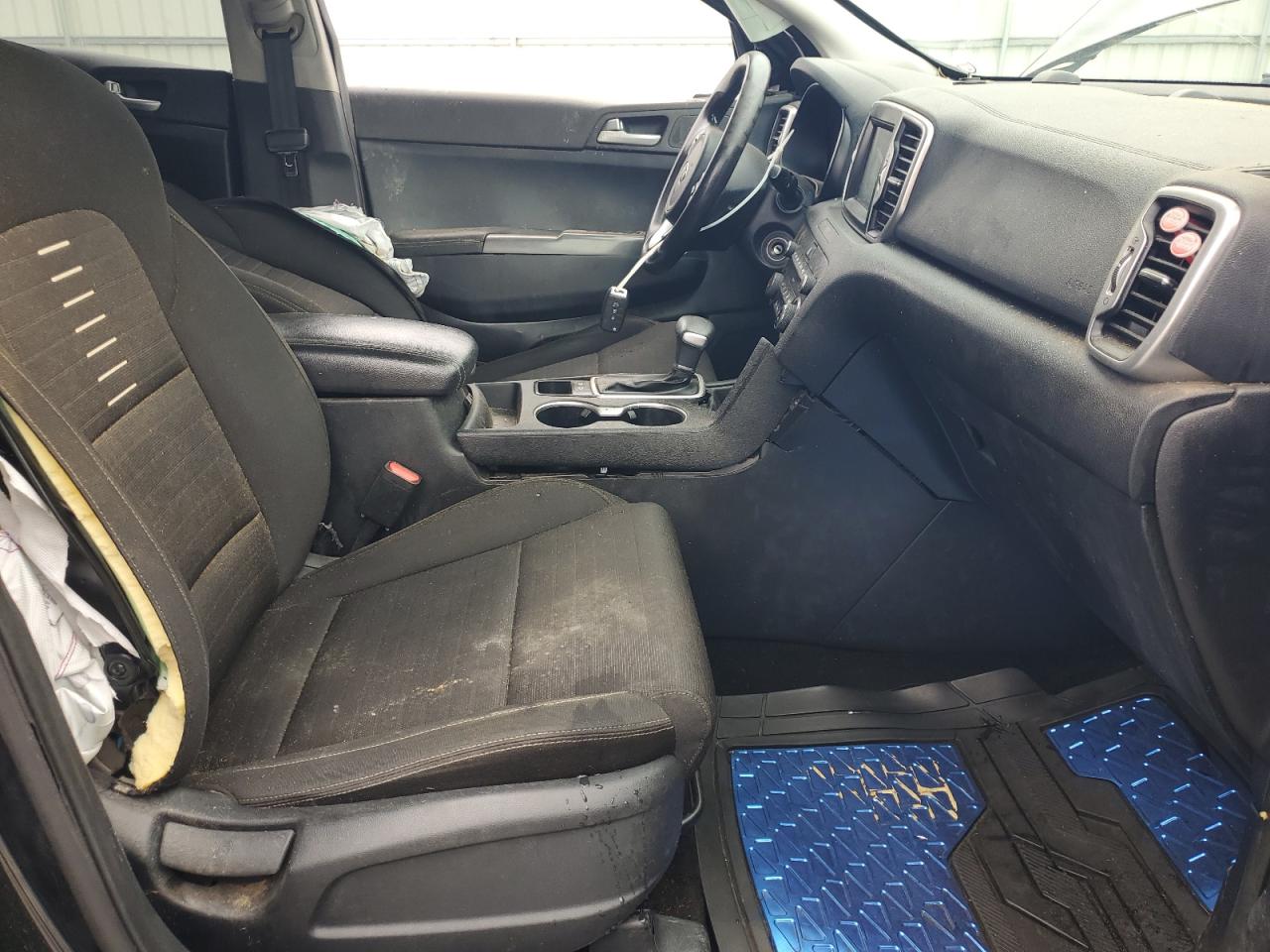 2019 KIA Sportage VIN KNDPM3AC6K7505564 Copart auction photo, side / front end damage thumbnail 7