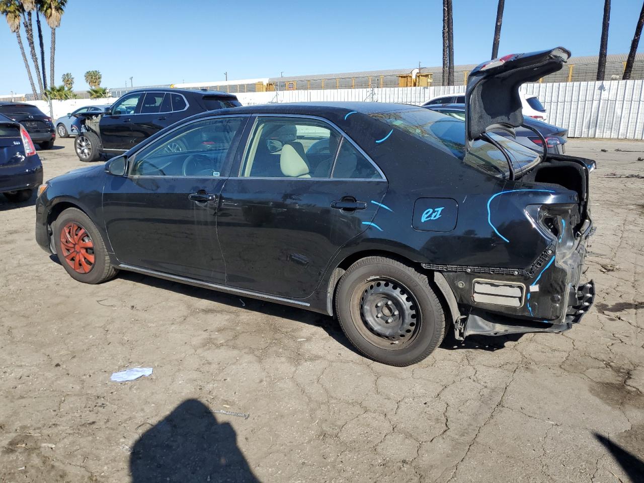 2014 Toyota Camry VIN 4T4BF1FK6ER389122 Copart auction photo, rear end / minor dent/scratches damage thumbnail 2