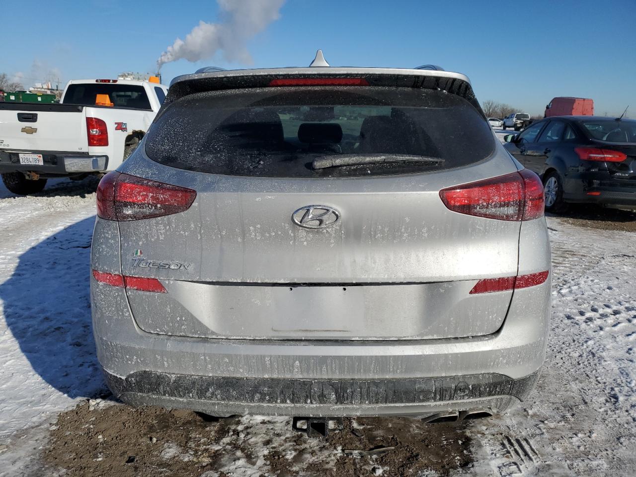 2020 Hyundai Tucson VIN KM8J33AL8LU166054 Copart auction photo, front end damage thumbnail 6