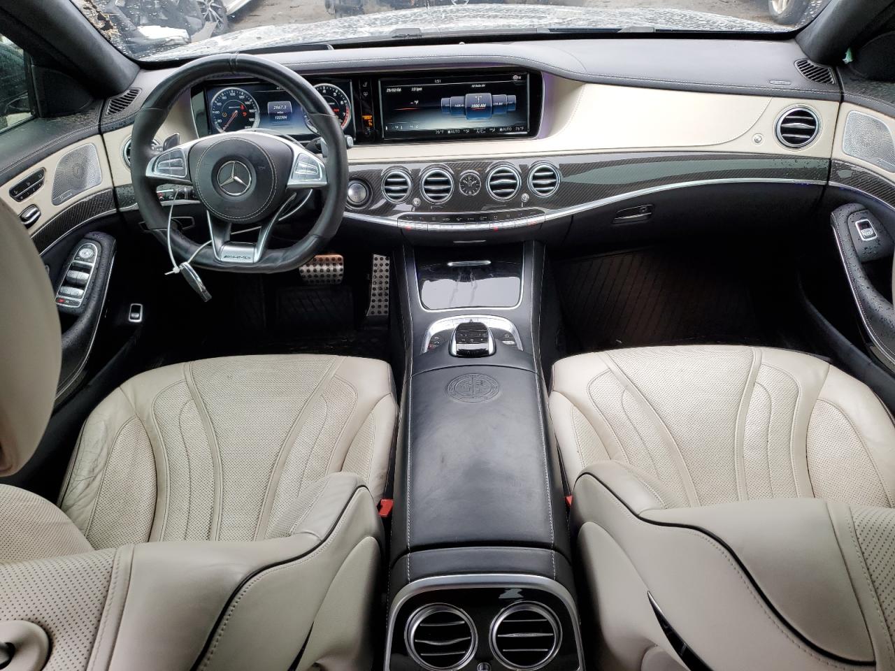2017 Mercedes-Benz S-klasse VIN WDDUG7JBXHA332867 Copart auction photo, side / front end damage thumbnail 8