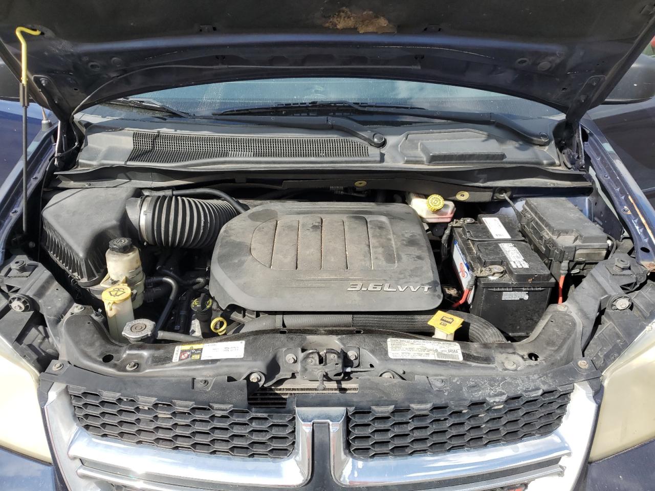 2013 Dodge Caravan VIN 2C4RDGBG2DR612565 Copart auction photo, side / rear end damage thumbnail 12