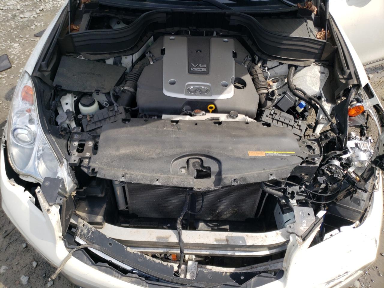 2016 Infiniti QX50 VIN JN1BJ0RR4GM264254 Copart auction photo, all over damage thumbnail 13