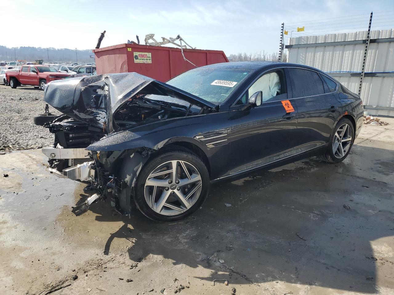 2023 Genesis G80 VIN KMTGA4SC7PU152193 - Copart auction photo