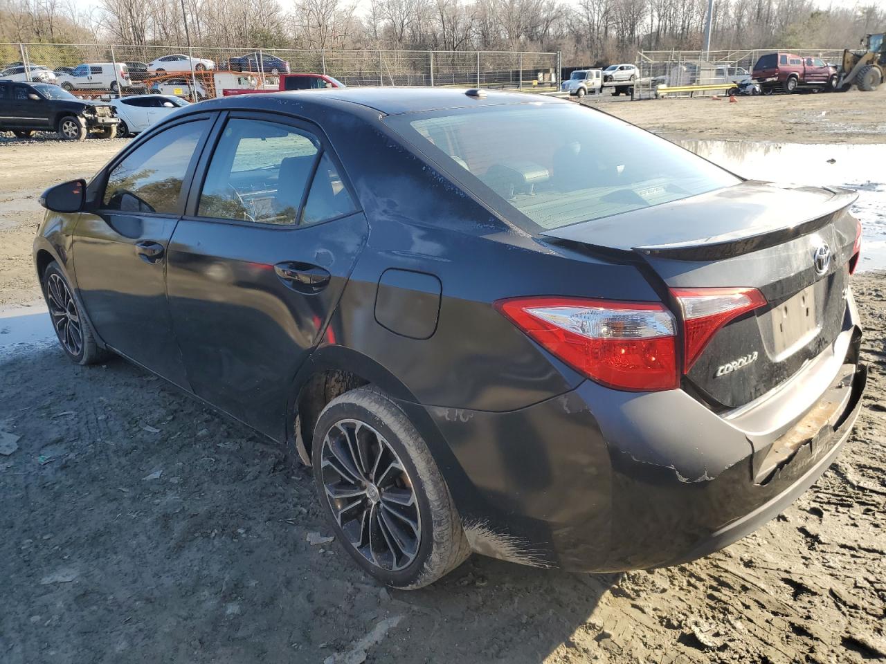 2015 Toyota Corolla VIN 5YFBURHE0FP184114 Copart auction photo, rear end damage thumbnail 2