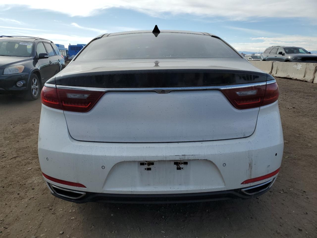 2017 KIA Cadenza VIN KNALC4J11H5063879 Copart auction photo, front end / side damage thumbnail 6