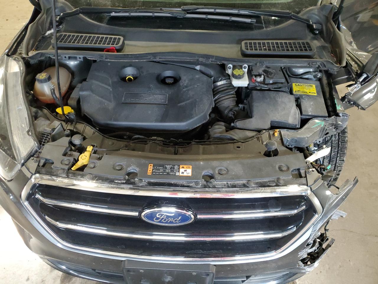 2017 Ford Escape VIN 1FMCU9J96HUB84847 Copart auction photo, front end damage thumbnail 12