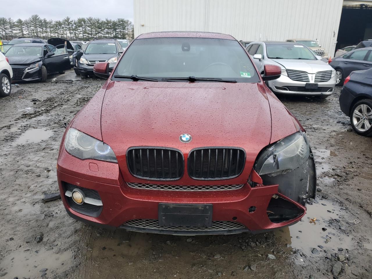 2011 BMW X6 VIN 5UXFG2C52BLX07562 Copart auction photo, front end damage thumbnail 5
