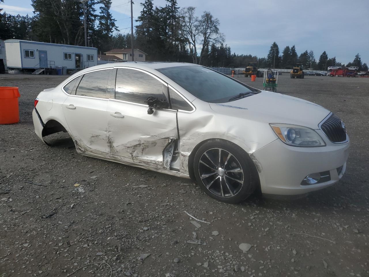 2016 Buick Verano VIN 1G4PW5SKXG4125997 Copart auction photo, side / front end damage thumbnail 4